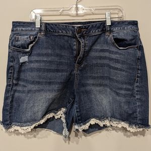 Lane Bryant jean shorts